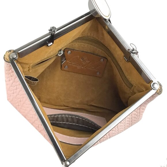 Patricia Nash Twisted Woven Embossed Asher Frame Clutch